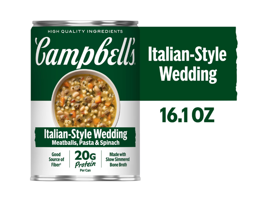 (image for) Campbell's Protein Italian Style Wedding Soup 16.1oz